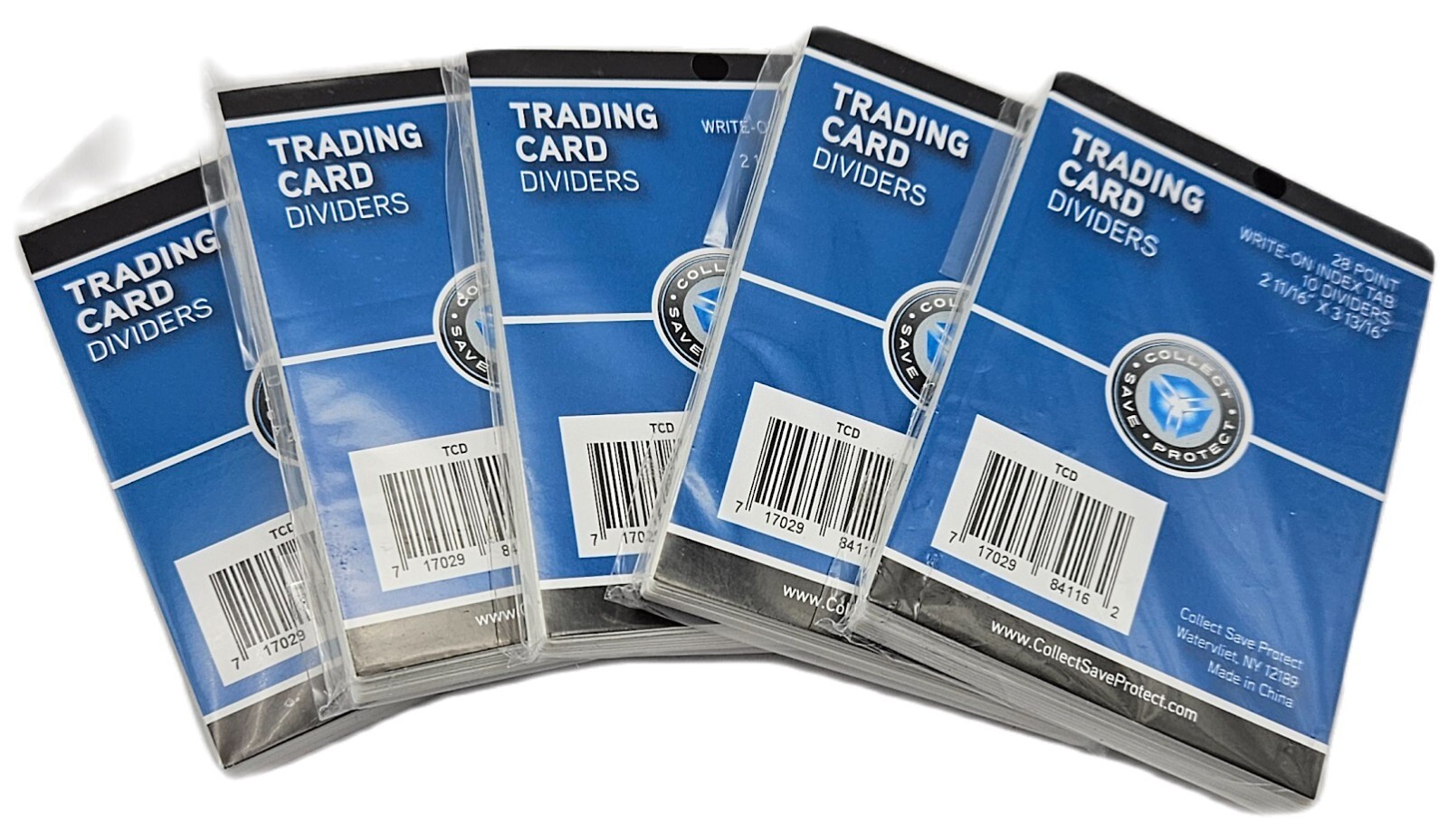 (50) 28pt Trading Card Dividers – Fits Monster/Super Shoe Box and Storage Boxes