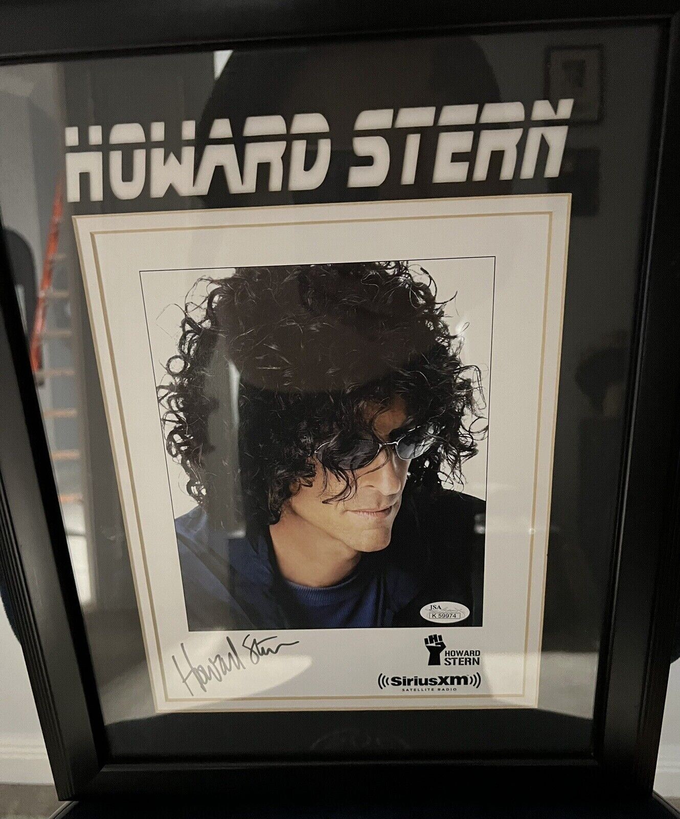 HOWARD STERN AUTOGRAPHED FRAMED PROMO 8X10 (JSA CERT)