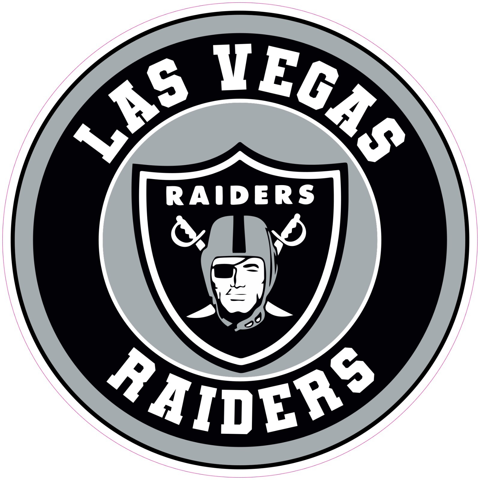 Las Vegas Raiders Football HTV Heat Transfer Vinyl Iron On (NOT A PATCH)
