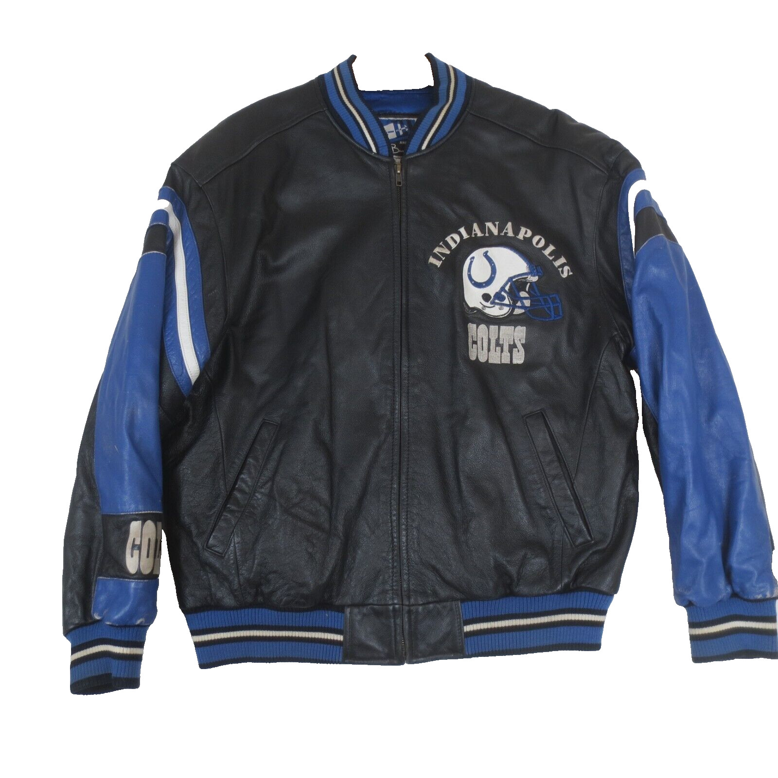 Vintage NFL G-III x Carl Banks Indianapolis Colts Leather Jacket Men’s Large