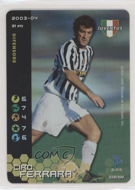 2003-04 Wizards of the Coast Football Champions Serie A Ciro Ferrara #38 rj1