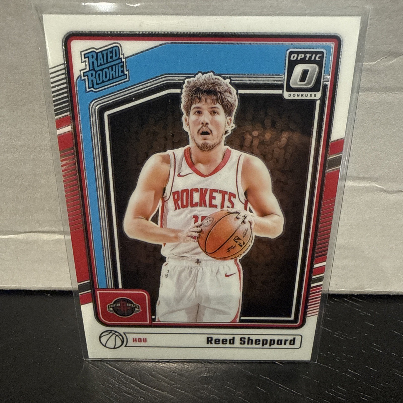 Reed Sheppard 2024/25 Panini Donruss Optic Rated Rookie RC Hou Rockets #255 D8