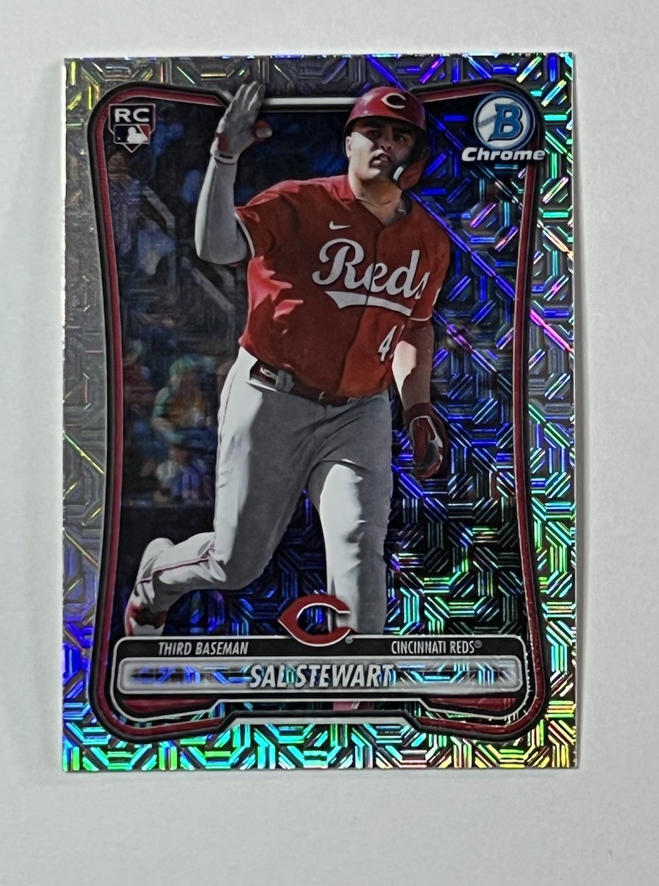 2026 Bowman Mega Box, Sal Stewart (RC), Mojo Refractor, No. 6