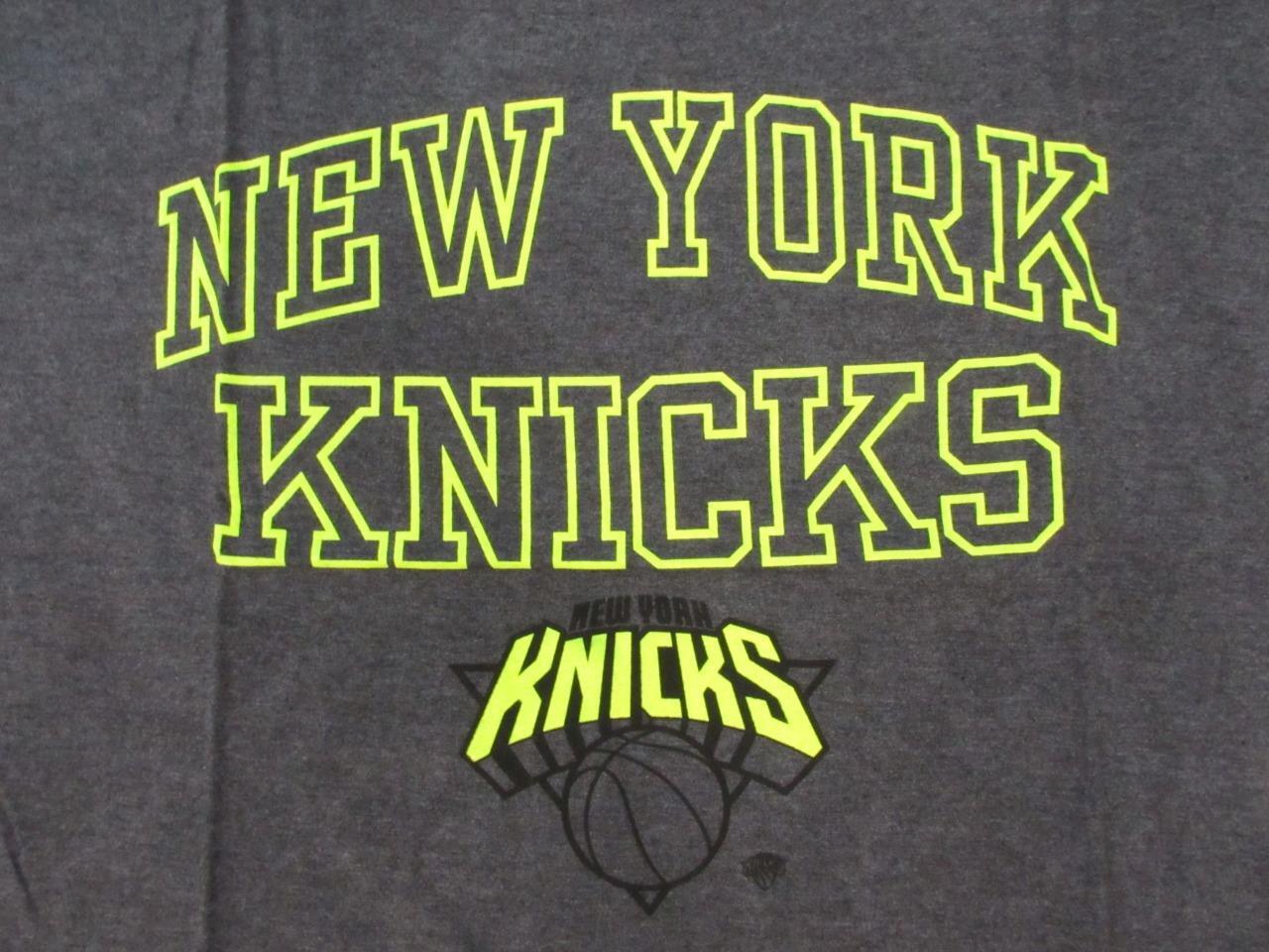 New York Knicks Mens Sizes 2XL-3XL-4XL-5XL-6XL-Tall Gray Majestic Shirt