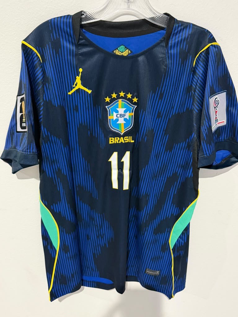 2026 NEW Brazil Away Jersey World Cup Home Dark Blue Shirt Size M