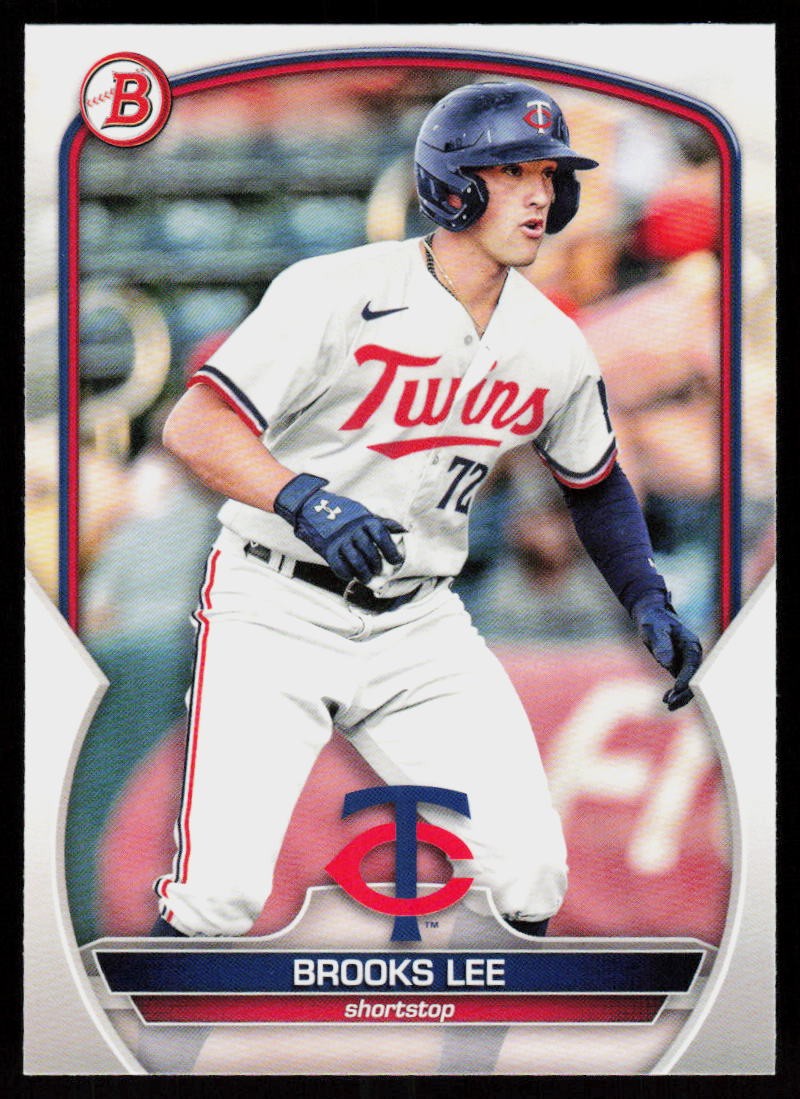 2023 Bowman Draft Brooks Lee #BD-75 BASEBALL CARD Minnesota Twins