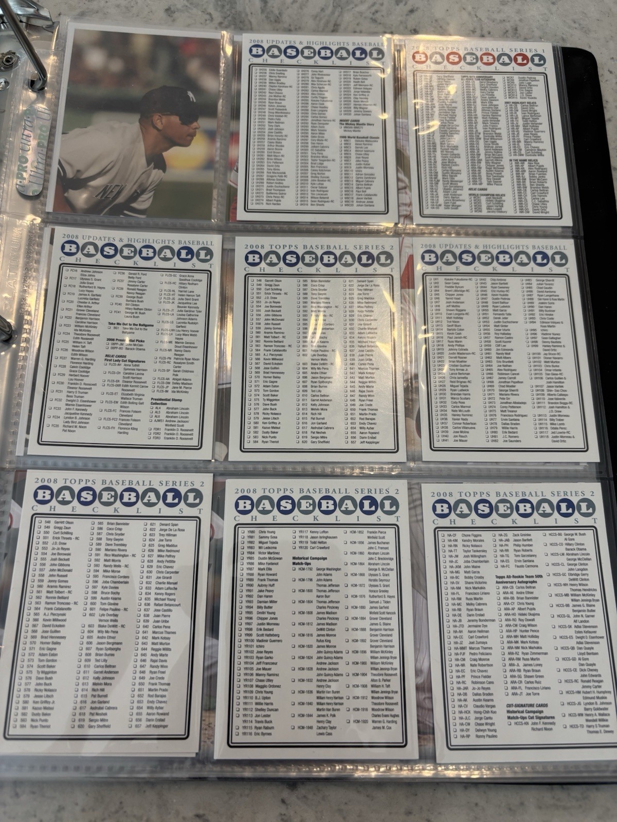 2008 Topps Updates Highlights Complete Set #1-330 Kershaw Scherzer RC + Extras