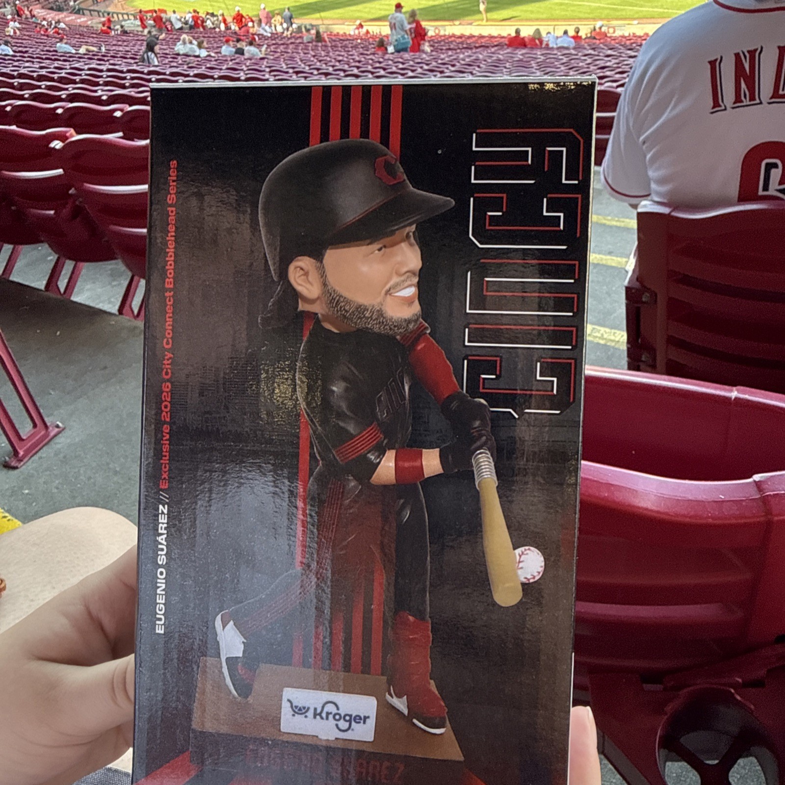 2026 Cincinnati Reds Eugenio Suarez City Connect 1.0 Bobblehead 6/24