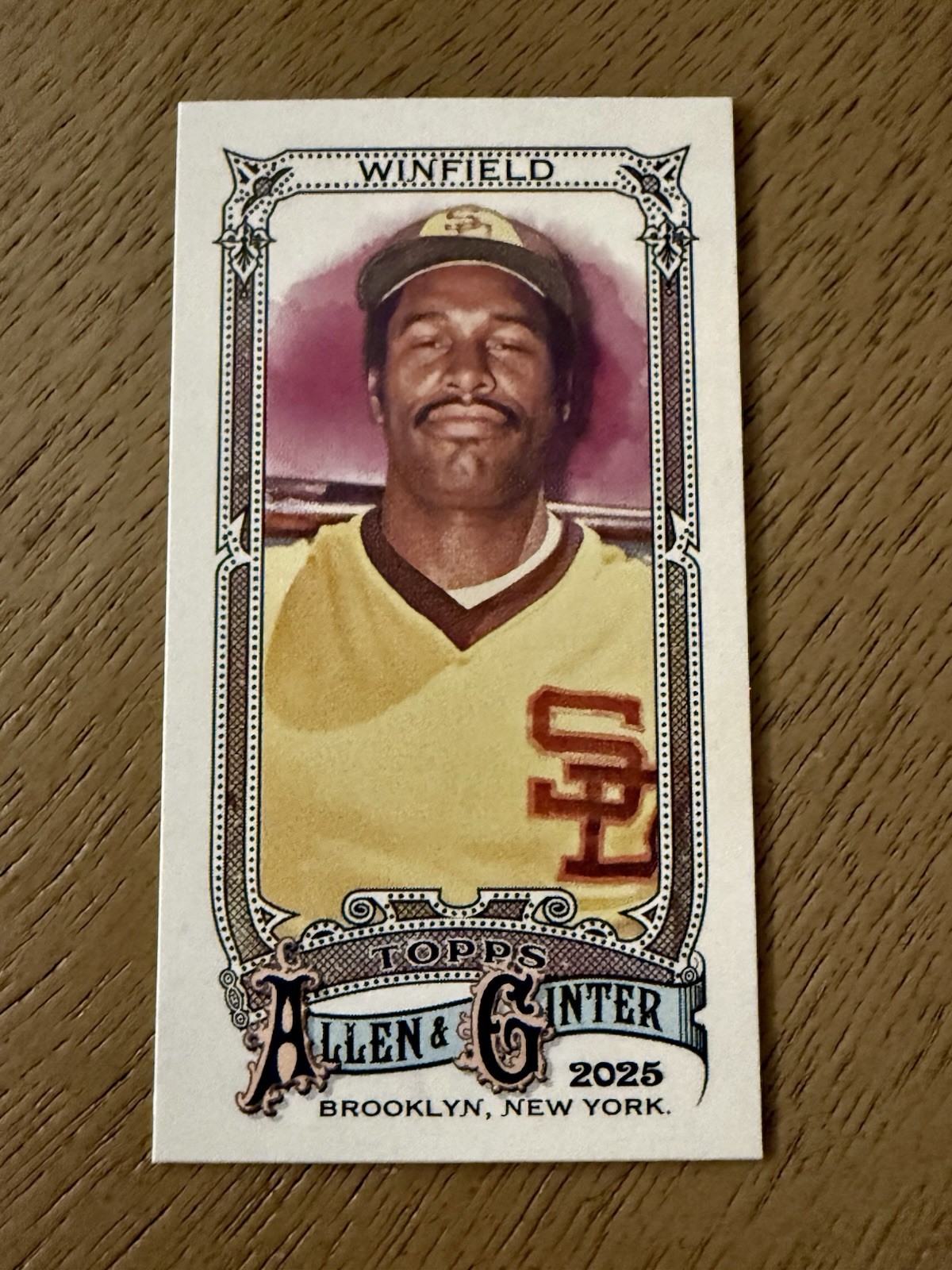 2025 Topps Allen and Ginter A&G Back Mini #151 Dave Winfield San Diego Padres