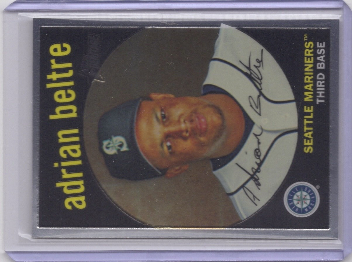 2008 Topps Heritage Chrome Adrian Beltre /1959 HOF Seattle Mariners #C121
