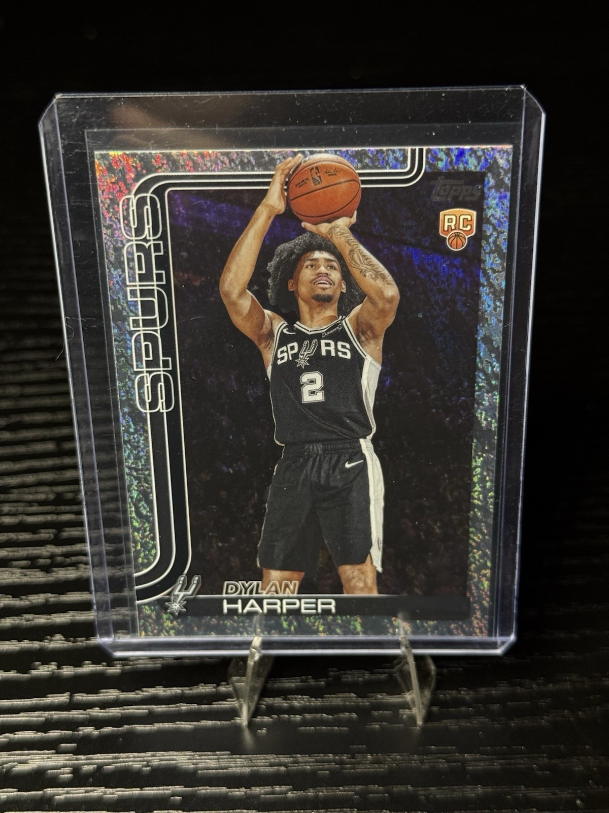 2025-26 Topps Flagship – Dylan Harper #202 Sandglitter (RC) – Spurs