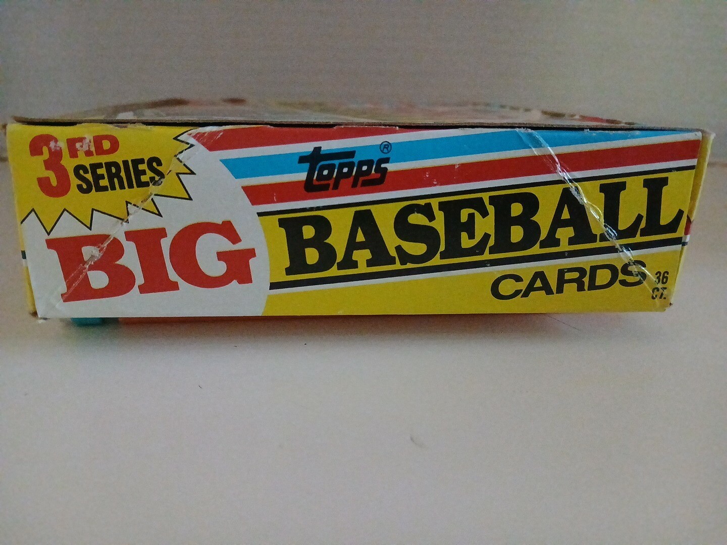 1988 Topps Big Baseball 3rd Series Wax Box – 36 Packs