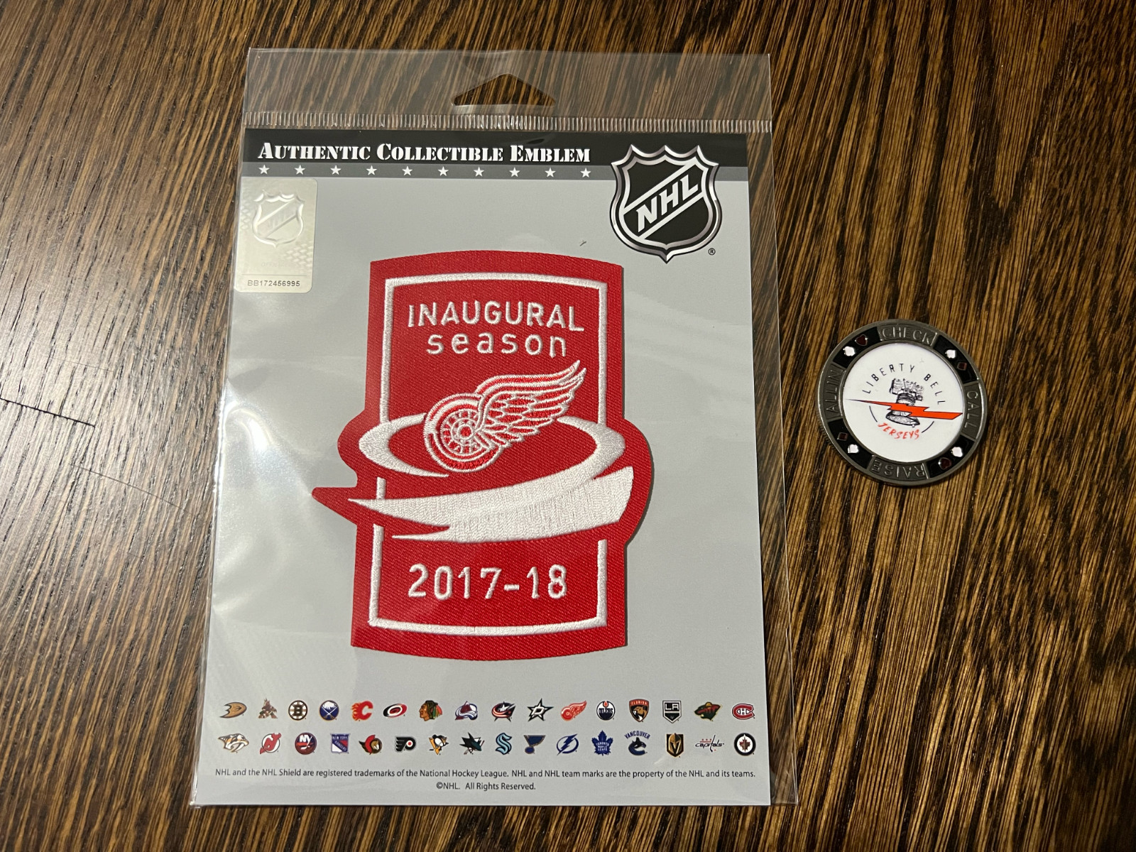 Detroit Red Wings 2017-18 LCA Inaugural Patch
