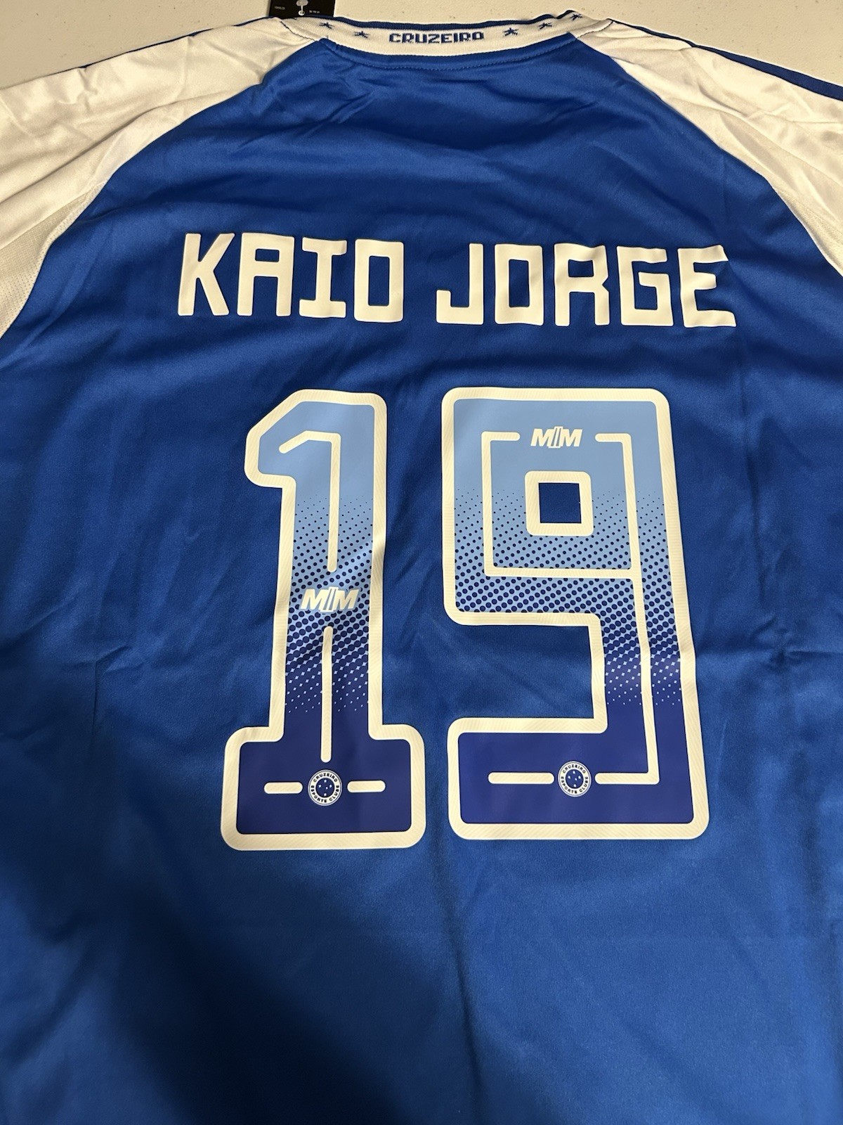 NWT Kaio Jorge Men’s 4XL #19 Cruzeiro Soccer Jersey Adidas Blue