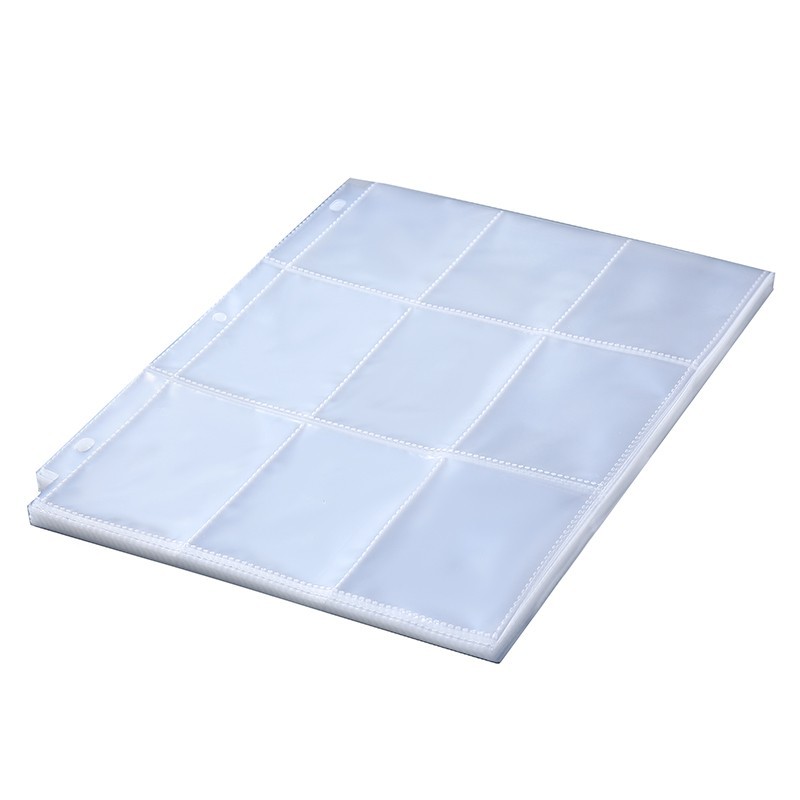 Trading Card Album Binder Protector Page Sleeves 18 Pocket x 120 Sheets Baseball