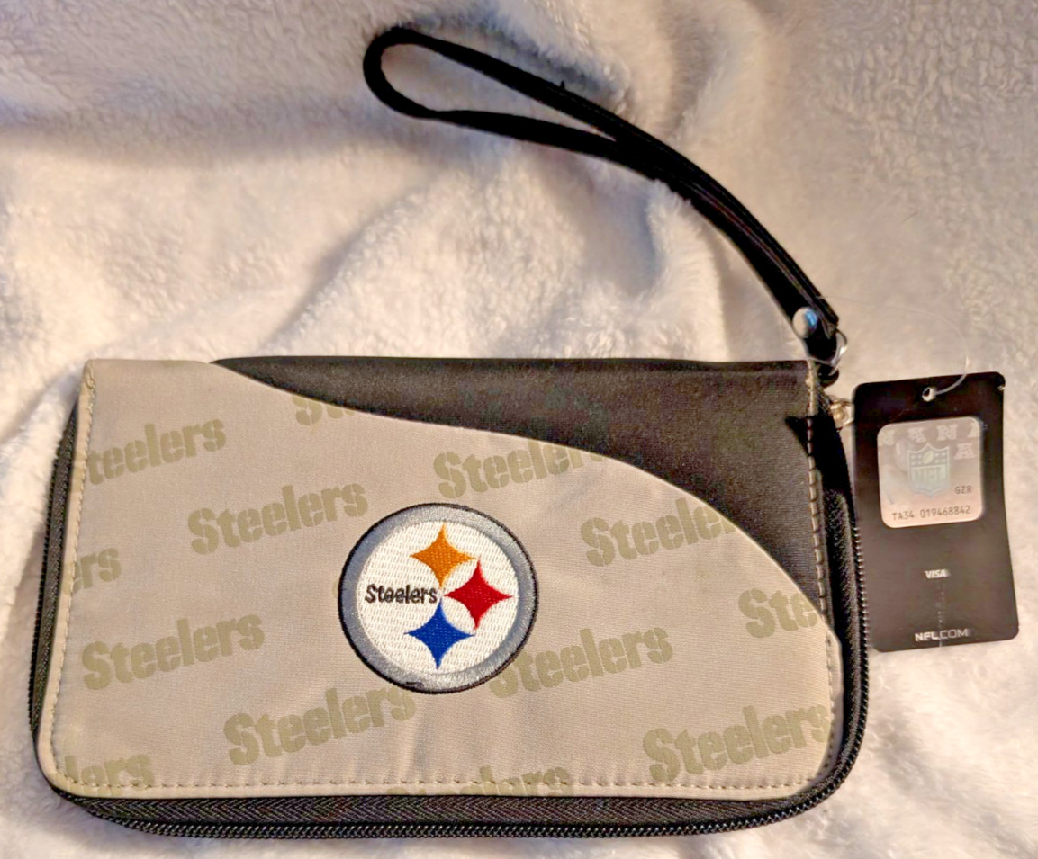 NFL Pittsburgh Steelers Curve Organizer Wallet 7’x5’inches