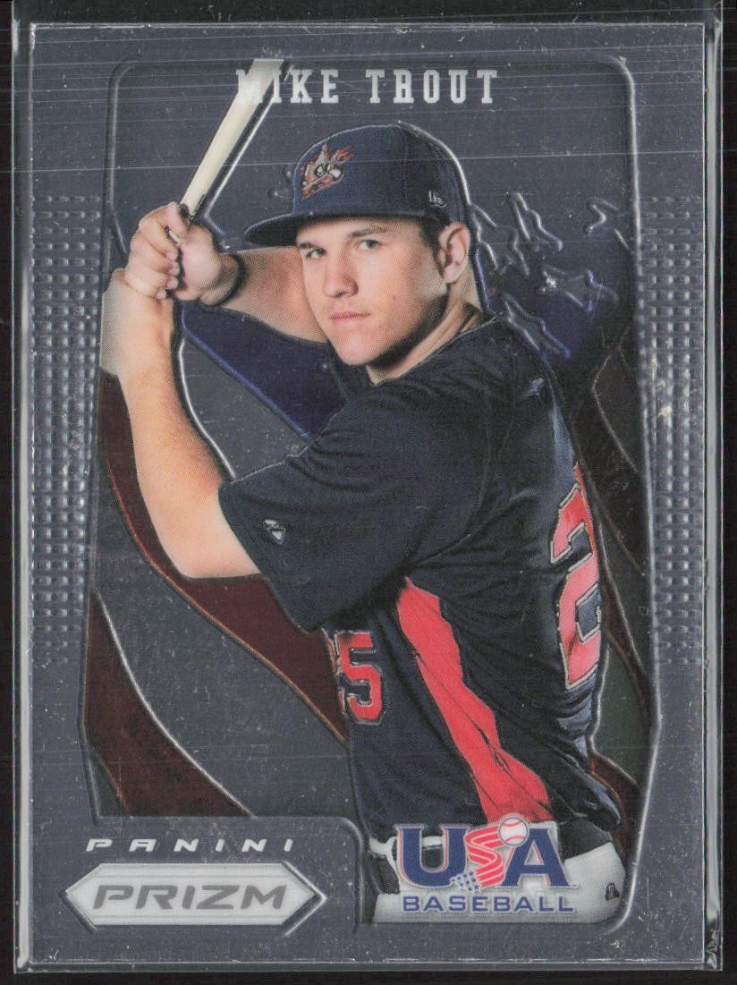 2012 Panini Prizm #USA1 Mike Trout USA Baseball (A4)