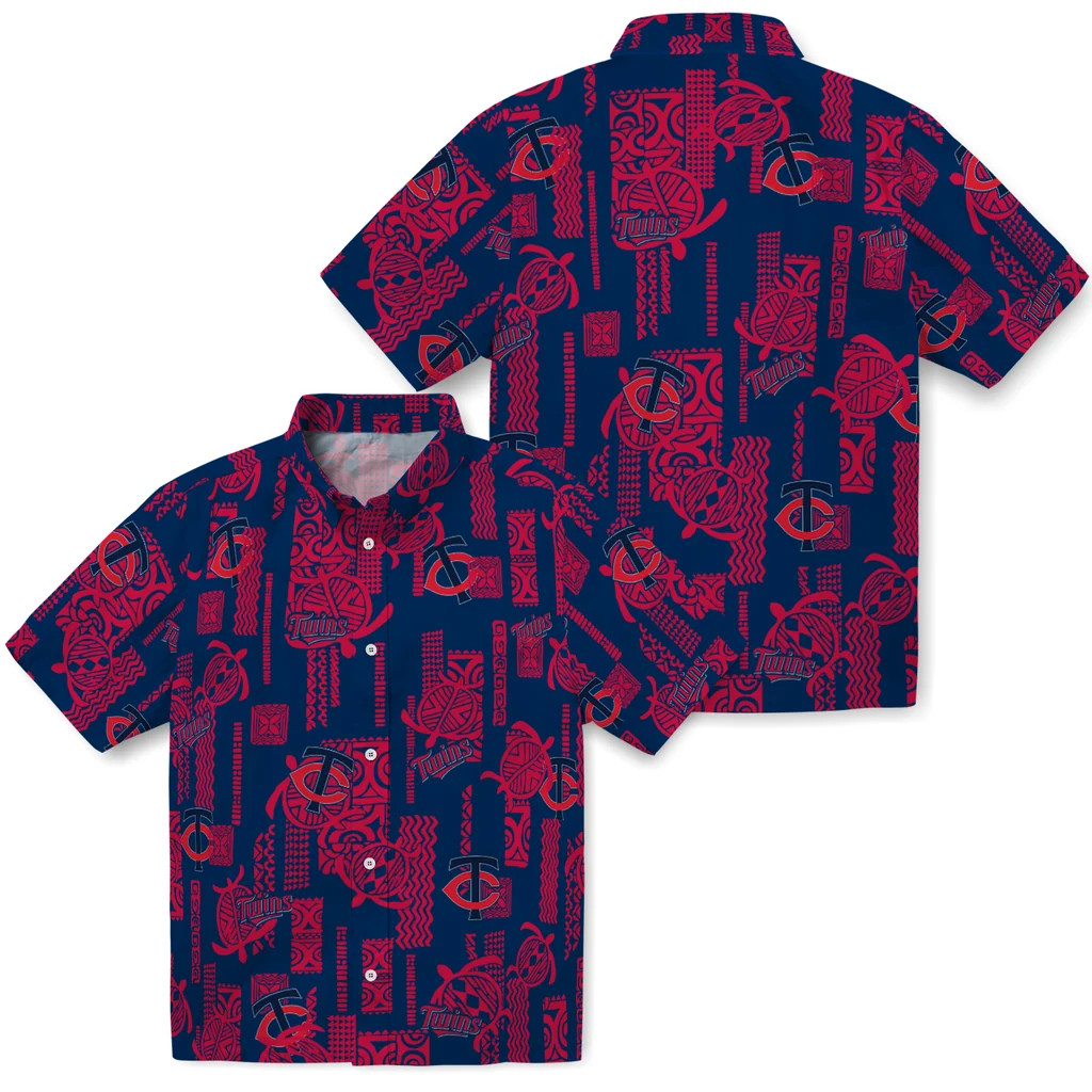Minnesota Baseball Team Twinss Hawaiian Casual Button Down Shirt Unisex Adults