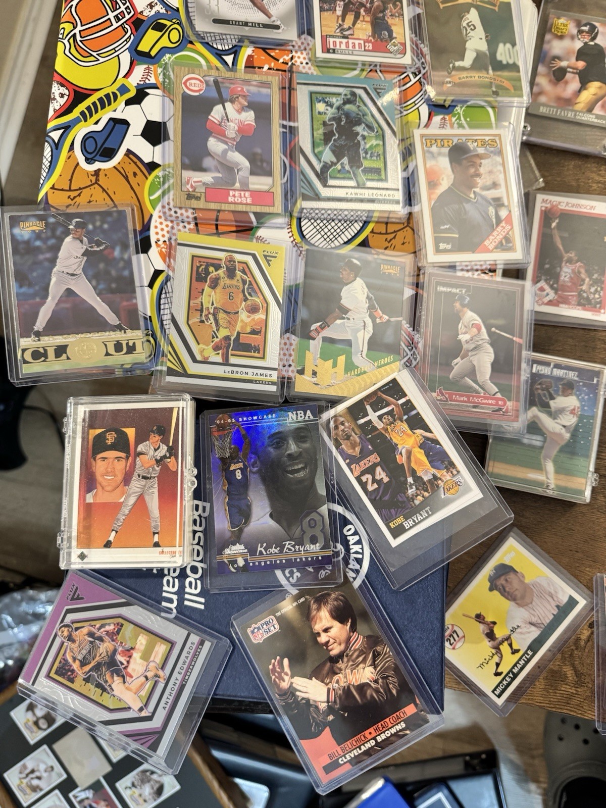Topps Mixed Sports Trading Card Lot – Michael Jordan, Payton, Sayers, Bo
