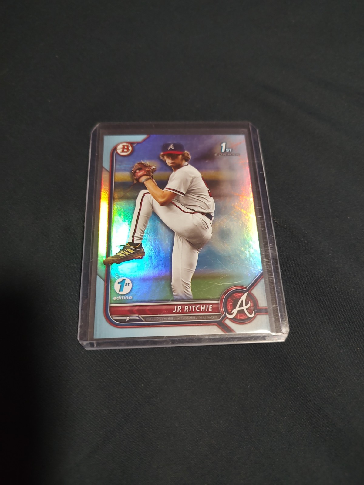 2022 Bowman First Edition #BD-126 JR Ritchie 1st Bowman Sky Blue Atlanta Braves