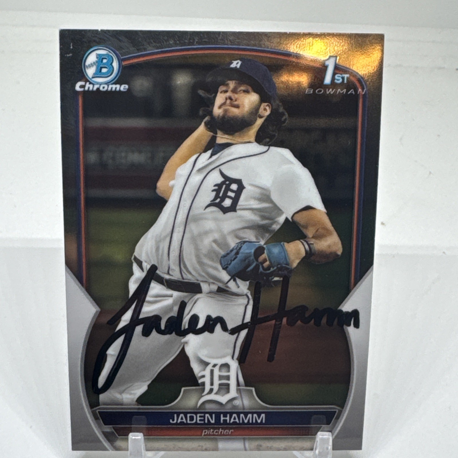 2023 Bowman Baseball 1st SIGNED Jaden Hamm Black BD-154