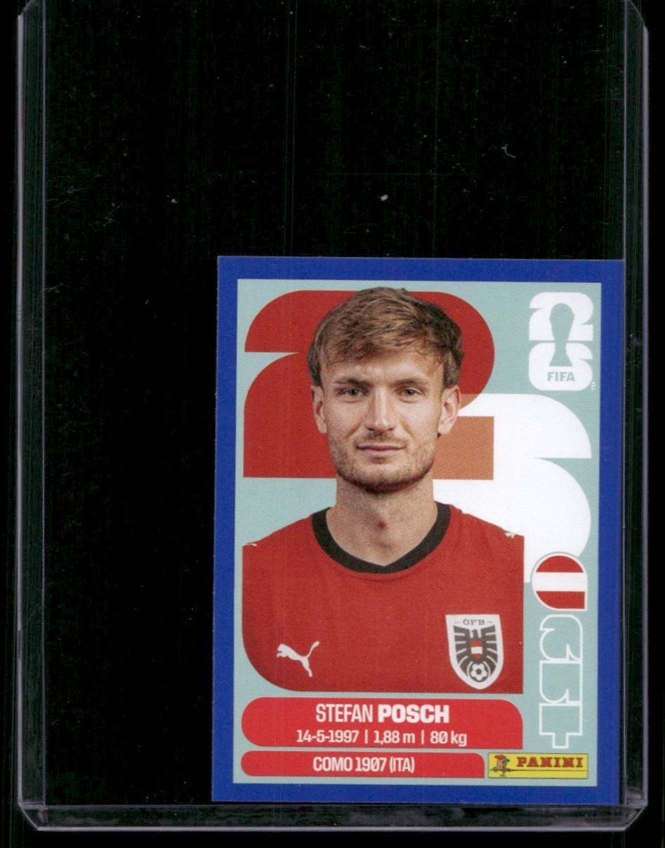 STEFAN POSCH 2026 Panini FIFA World Cup Sticker Blue #AUT 7