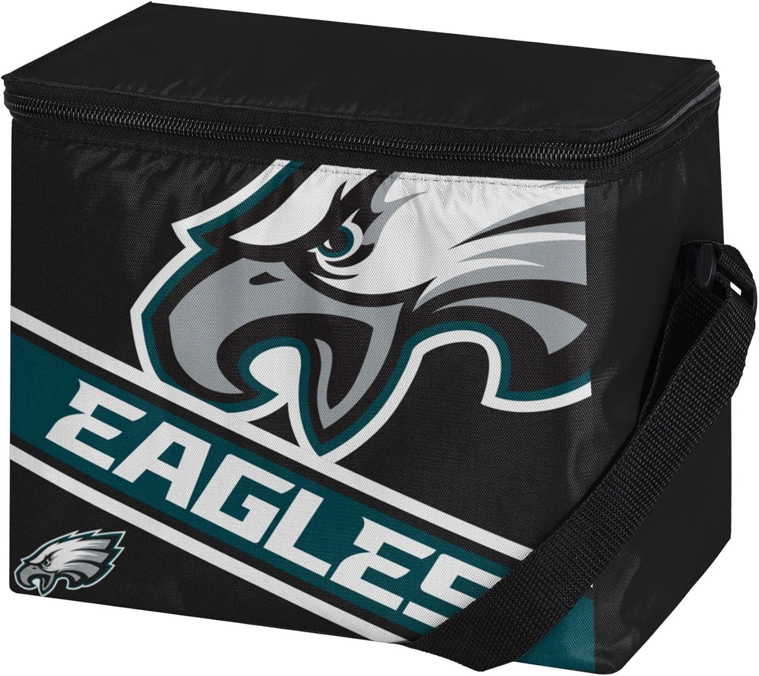 NFL Unisex-Adult NFL Team Big Logo Stripe 6 Pack Coolers