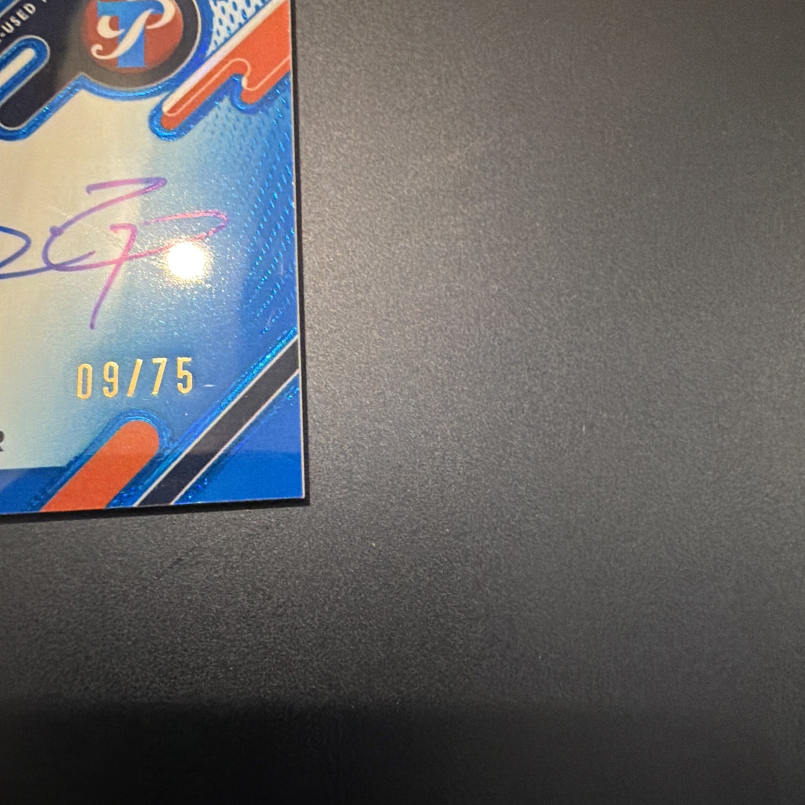 2025 Topps Pristine – Prince Fielder #PPAR-PF Blue Refractor /75 (AU, MEM)