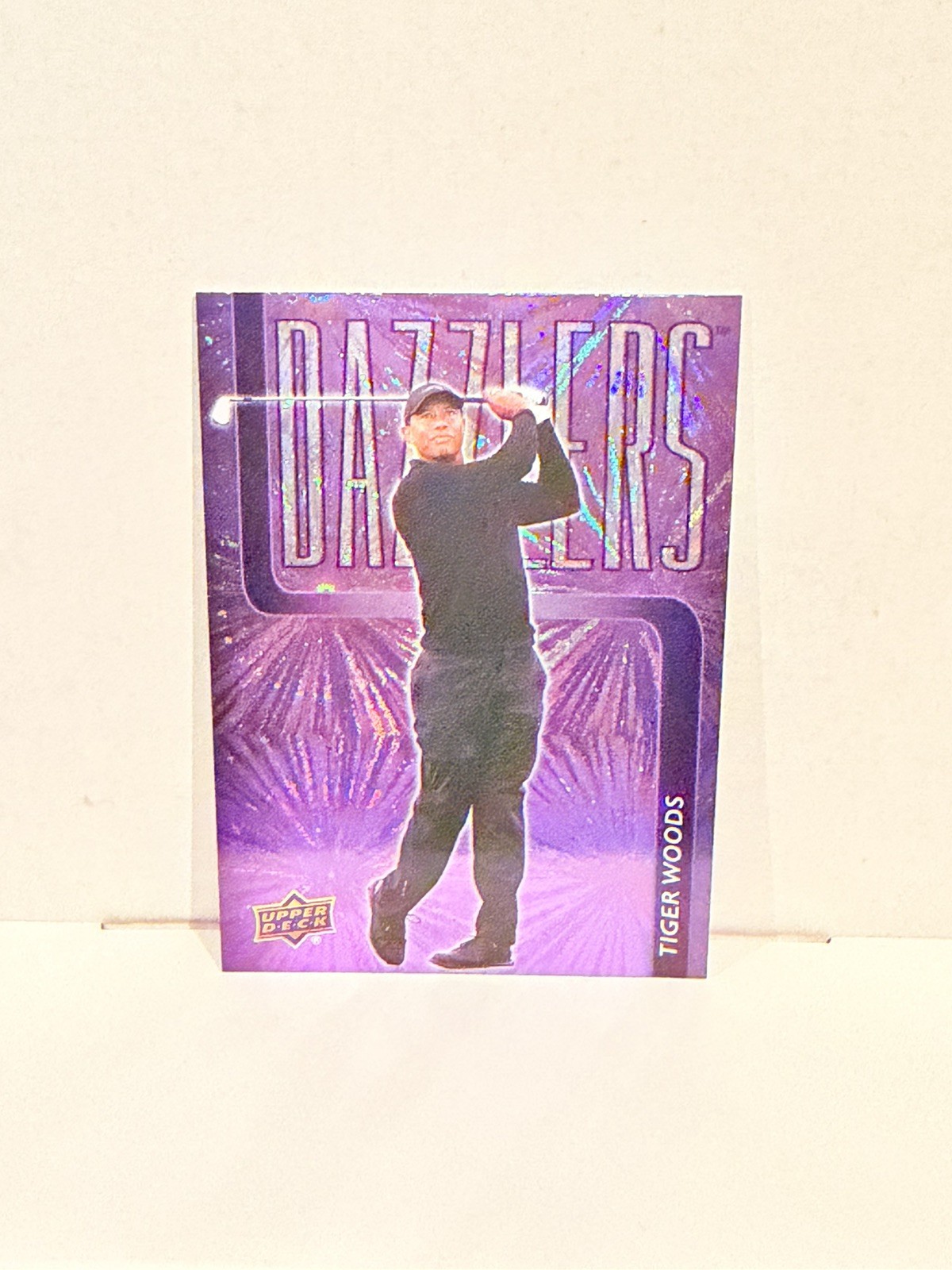 2026 Upper Deck Tiger Woods Purple Dazzlers SSP #DZ-20