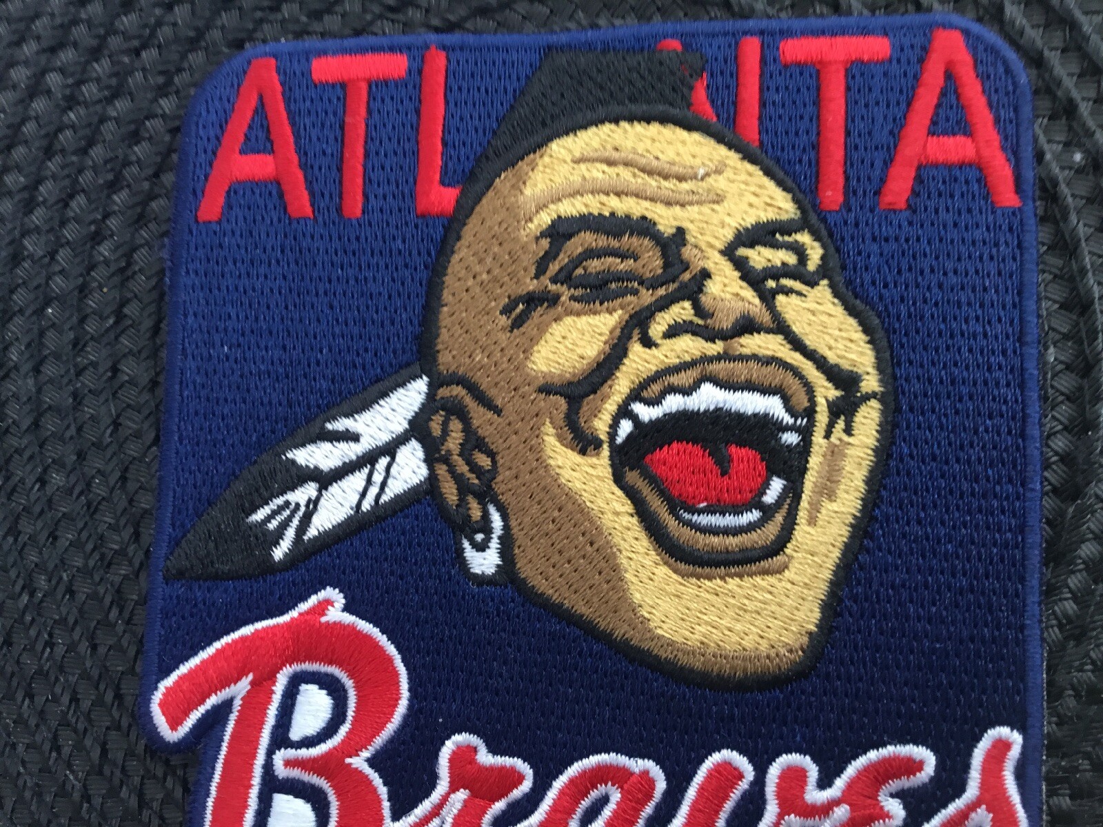 ATLANTA BRAVES MLB Vintage Embroidered Iron On Patch 4” X 3.5”