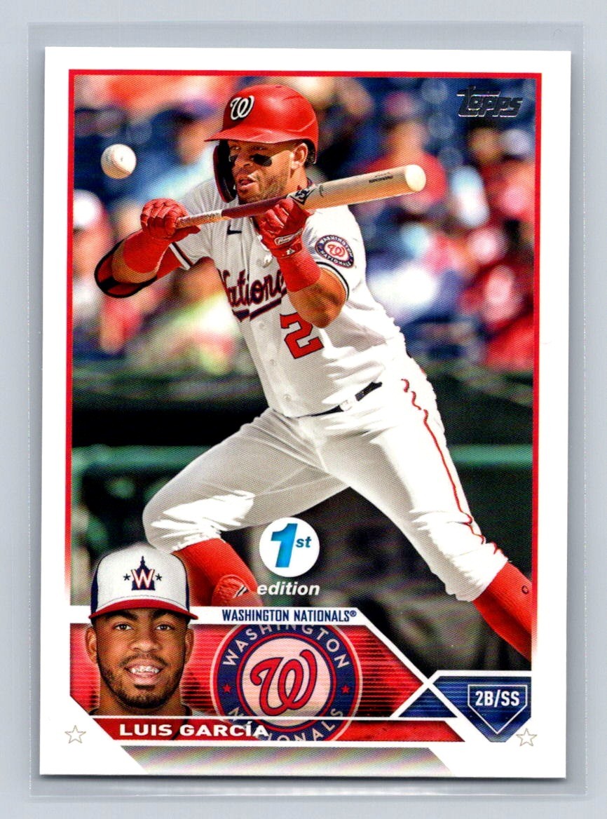 2023 Topps 1st Edition #193 Luis Garcia Washington Nationals A39