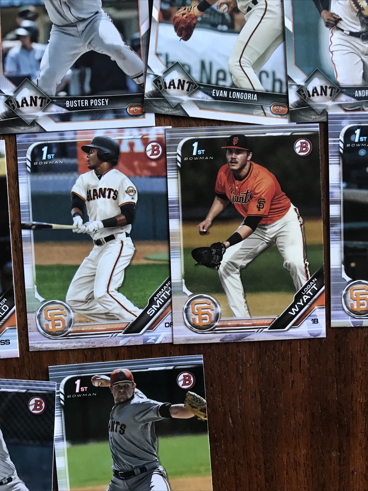 San Francisco Giants Cards Includes Posey, Bishop, Webb, Dubon Option #1