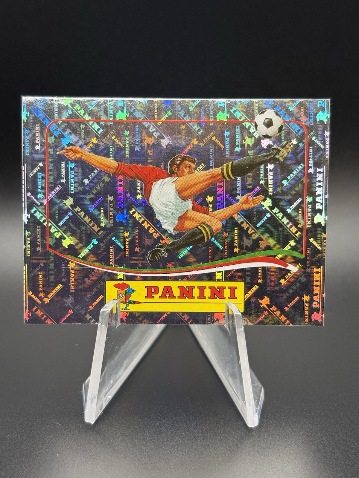 2014 Panini FIFA World Cup Brasil Carlo Parola Logo Shiny Foil Sticker #00