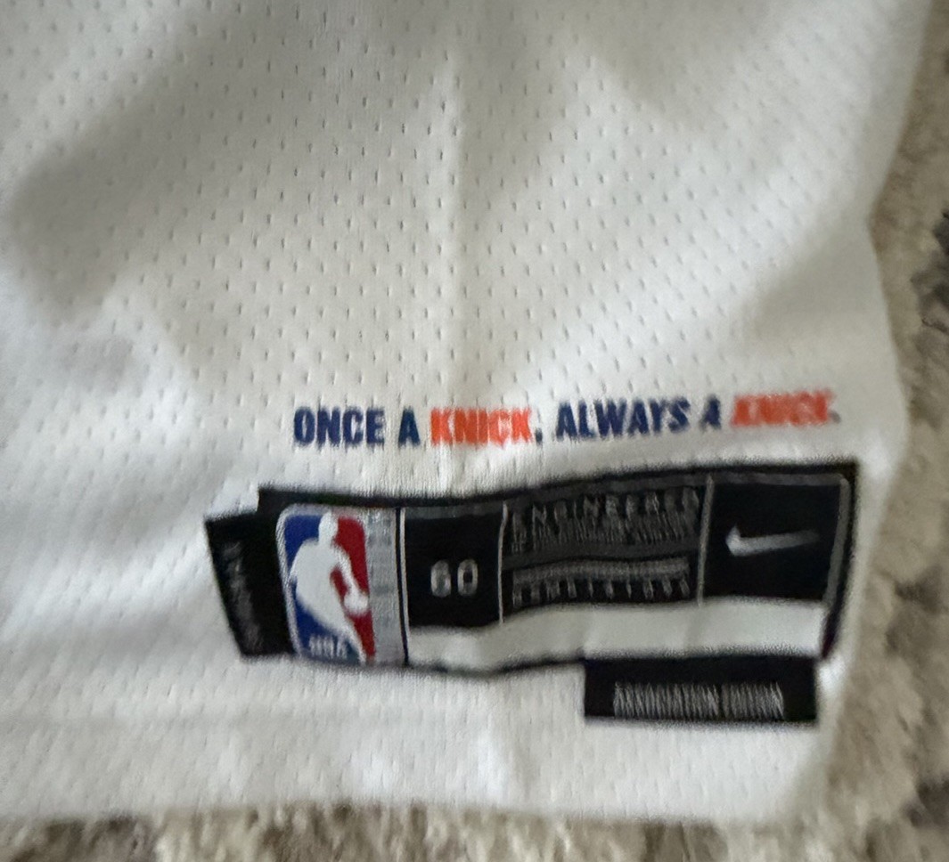 3XL 60 Nike Jalen Brunson New York Knicks Swingman Jersey NBA Finals Patch NEW