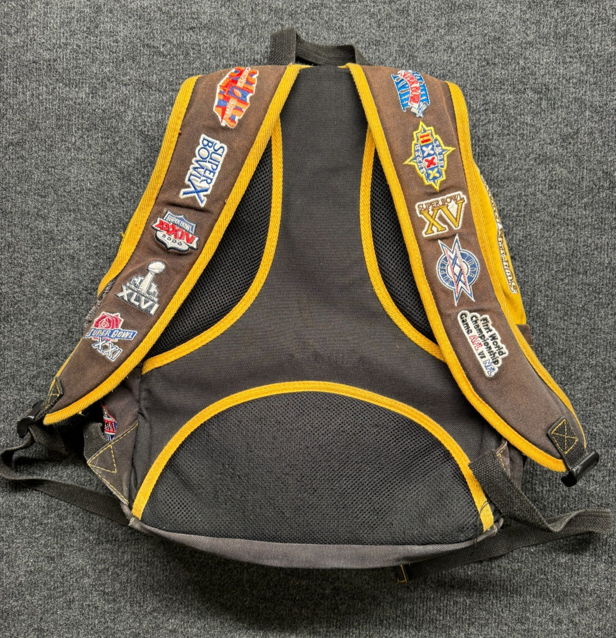Super Bowl 50 Commemorative Backpack Forever Collectibles On The Fifty Patches