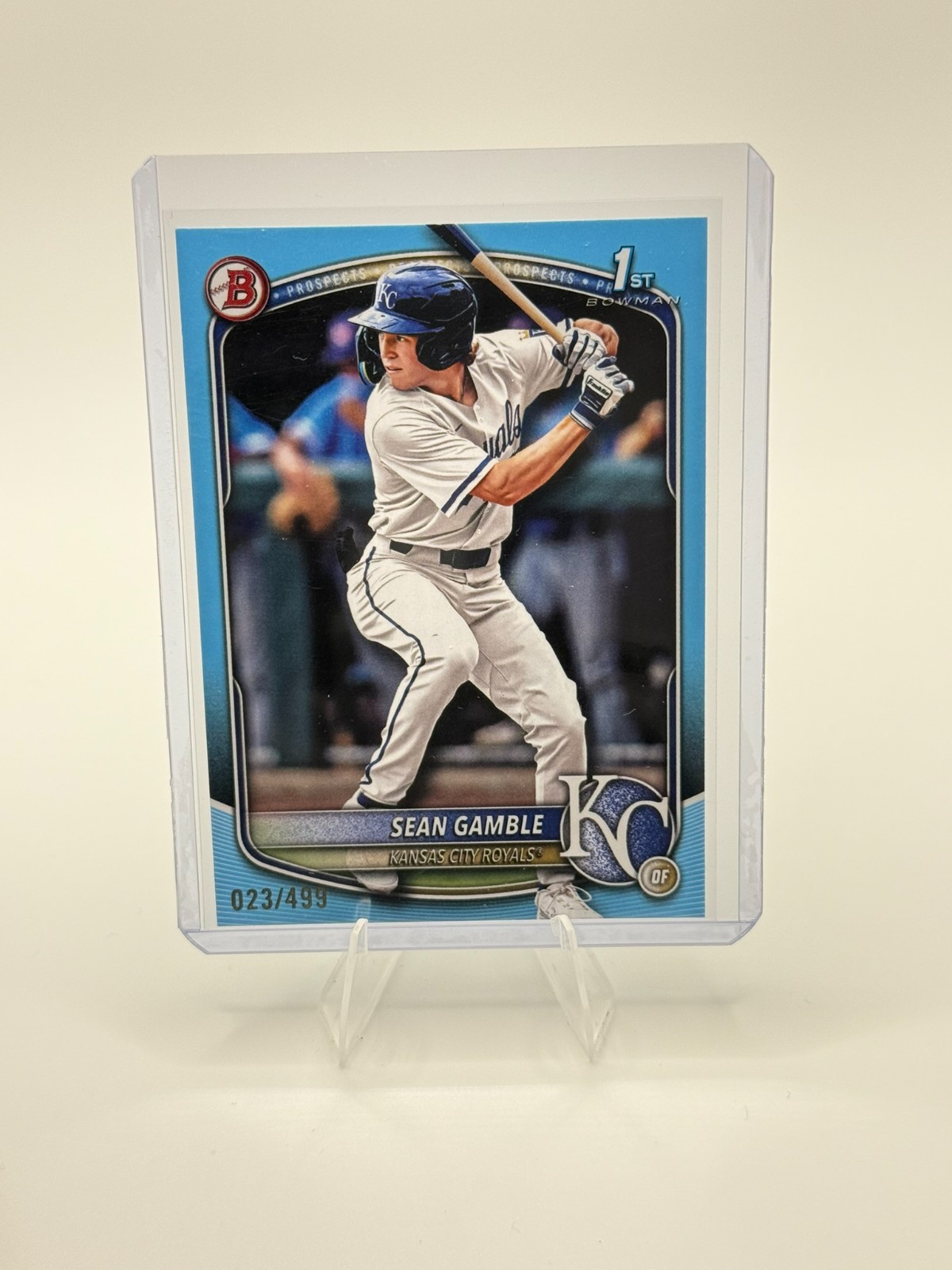 2025 Bowman Draft – Sean Gamble #BD-178 Sky Blue /499 (RC)