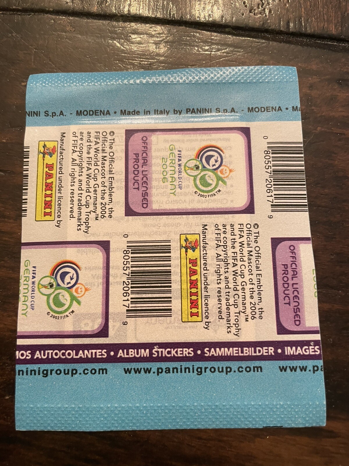 (1) Sealed Pack (5 Stickers) Germany 2006 Panini FIFA World Cup Soccer Messi RC!
