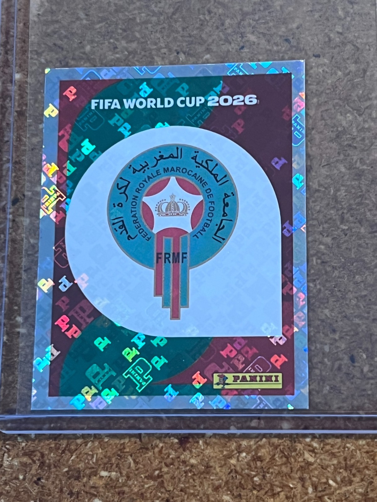 2026 Panini FIFA World Cup Soccer Sticker US Edition # MAR 1 Morocco Foil