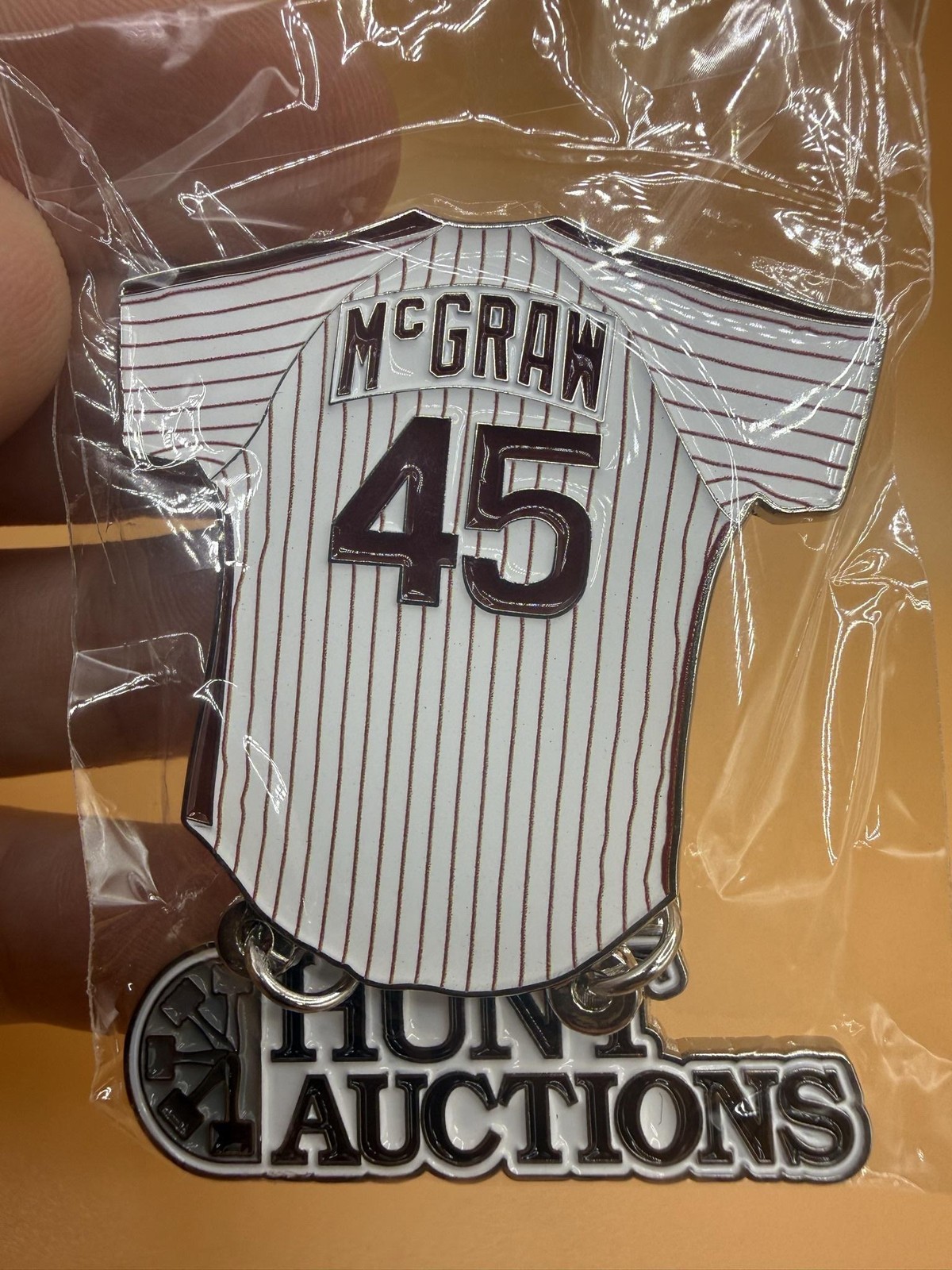 Philadelphia Phillies Tug McGraw Pin One Size White MLB Baseball Hunt Auctions