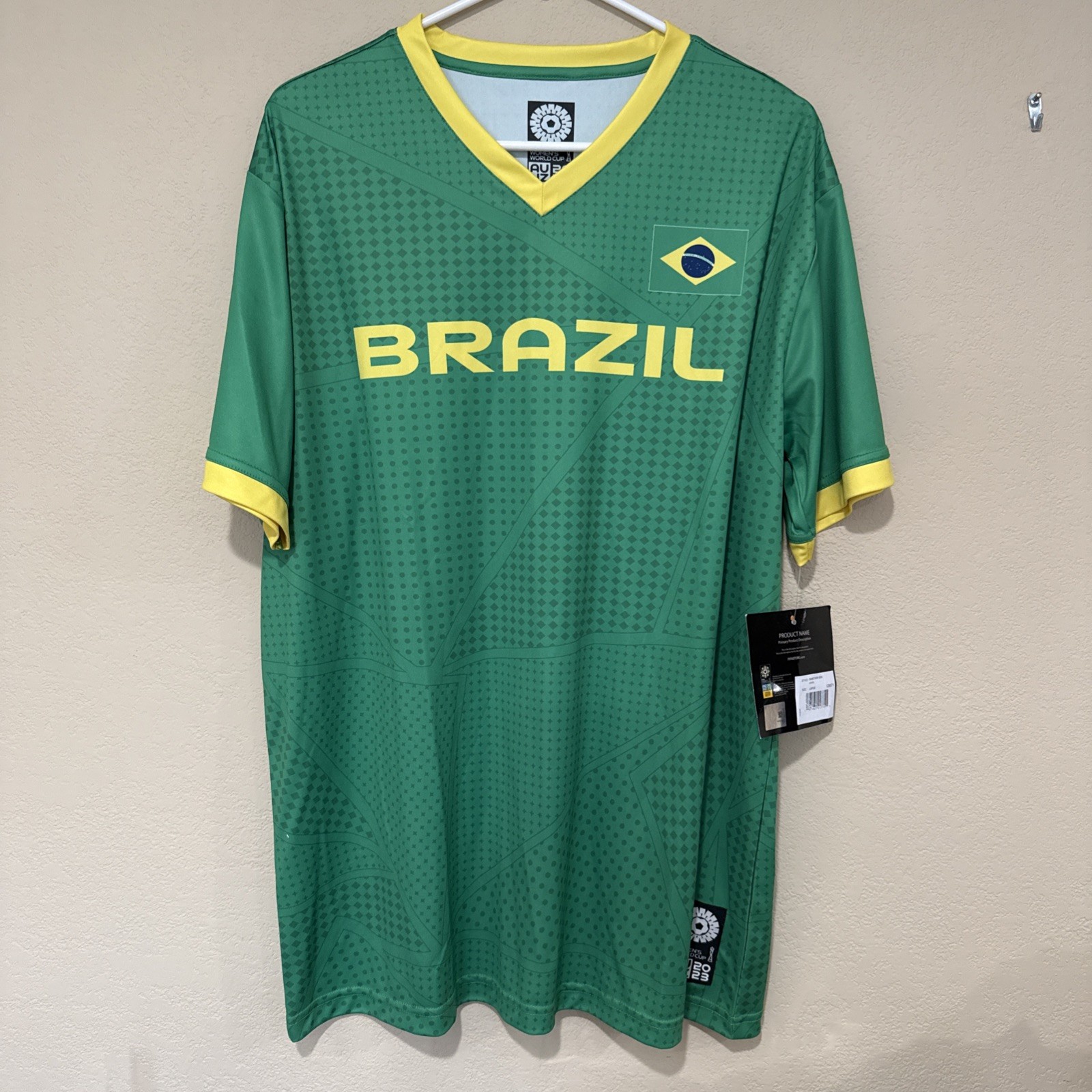 Brazil Women’s FIFA 2023 World Cup Women’s Fan Shirt Top by Outerstuff Size L