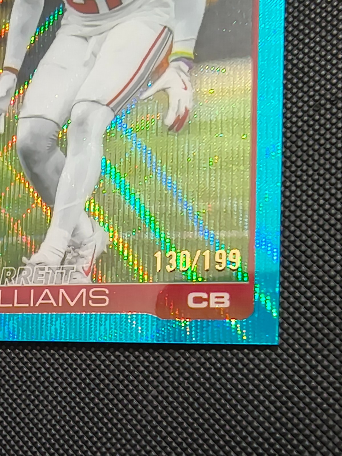 Garrett Williams Aqua Wave Refractor #6 2025 Topps Chrome