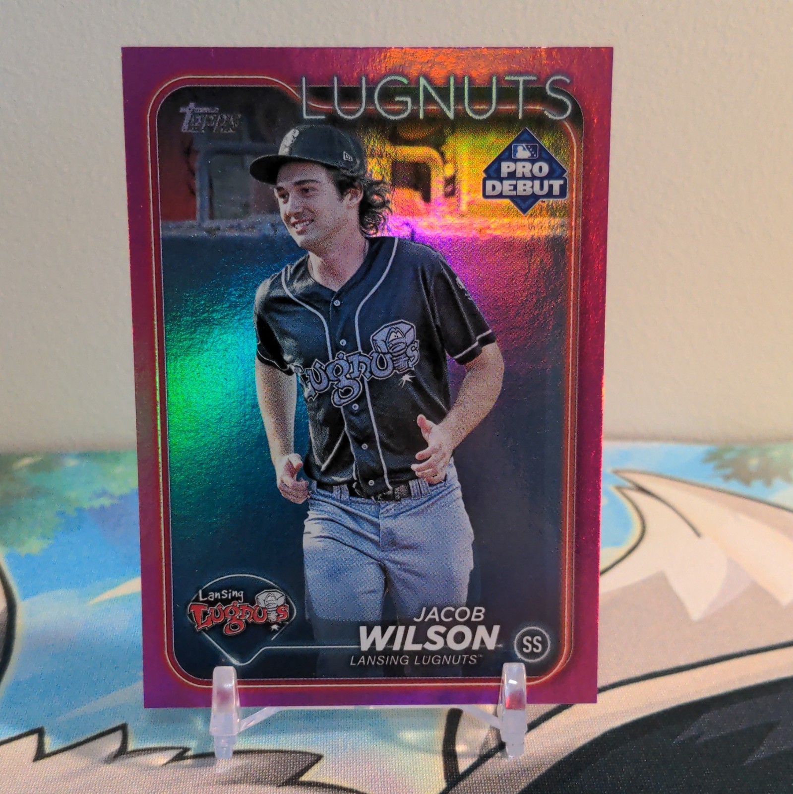 2024 Topps Pro Debut Jacob Wilson Pink Refractor 22/199 #PD-40