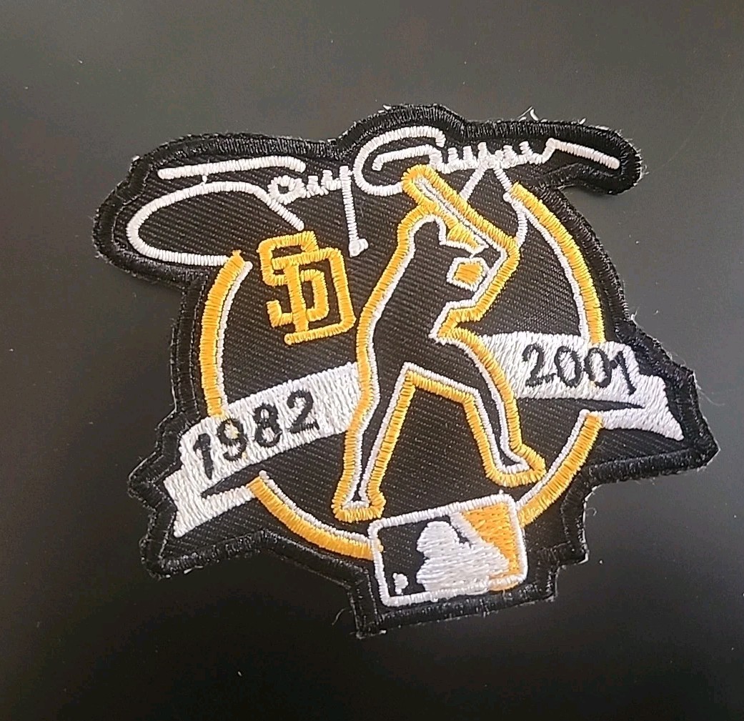 Tony Gwynn Retirement 2001 San Diego Padres Embroidered 3 in Iron Sew On Patch