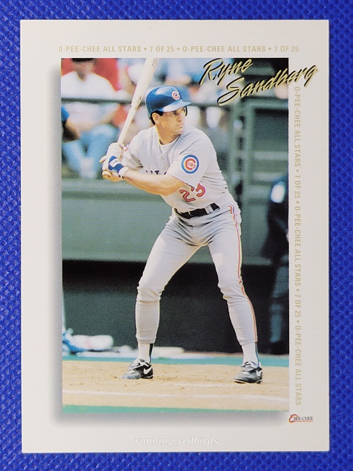 1994 O-Pee-Chee All-Stars Redemption Ryne Sandberg #7 HOF – 10+ Items Ship FREE!