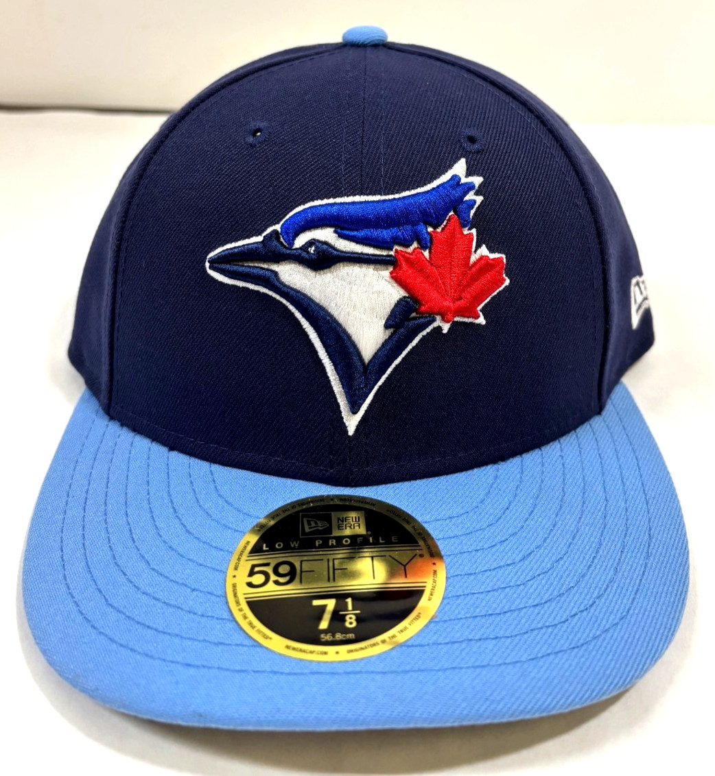 Toronto Blue Jays MLB NE 2020 AC ALT4 Low Profile Fitted Hat~ Navy/Powder Blue