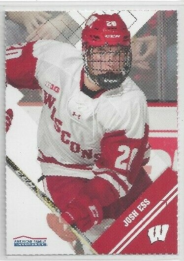 2017-18 Wisconsin Badgers (Big 10) Josh Ess (Chicago Blackhawks)