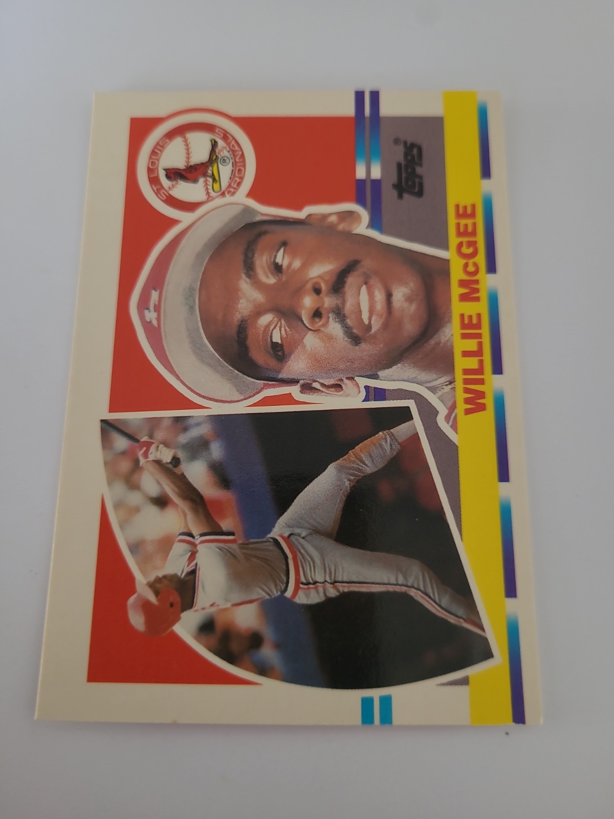 1990 Topps Big – Willie McGee #158 St Louis Cardinals