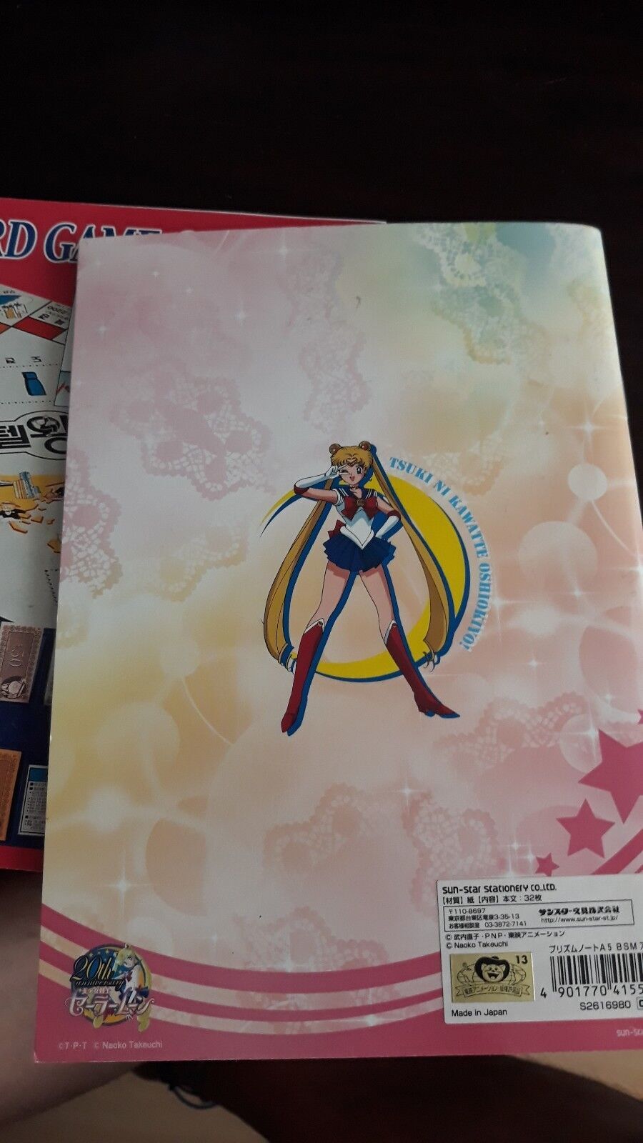 sailor moon memo note libreta japan