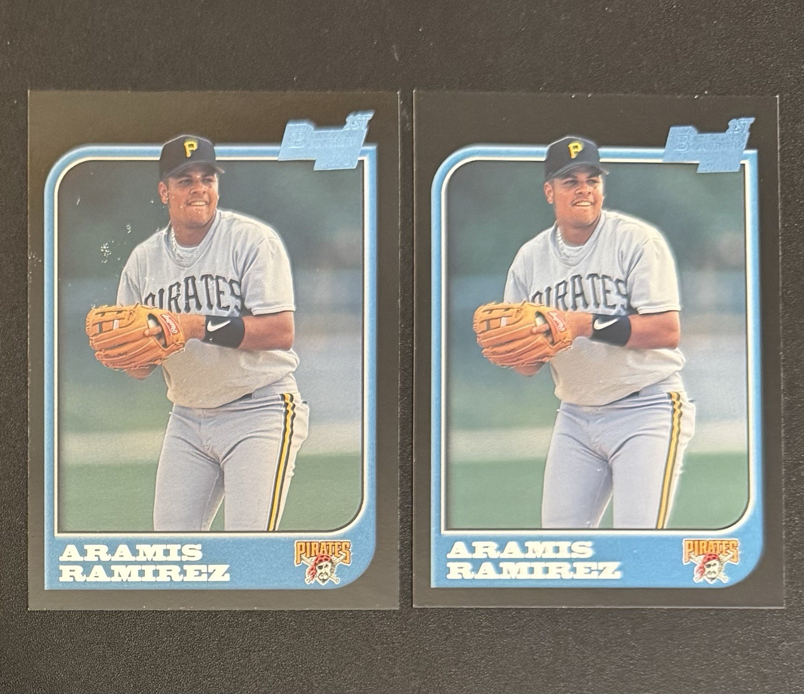 (2) Aramis Ramirez 1997 Bowman ROOKIE 1st #310 Lot – Pittsburgh Pirates