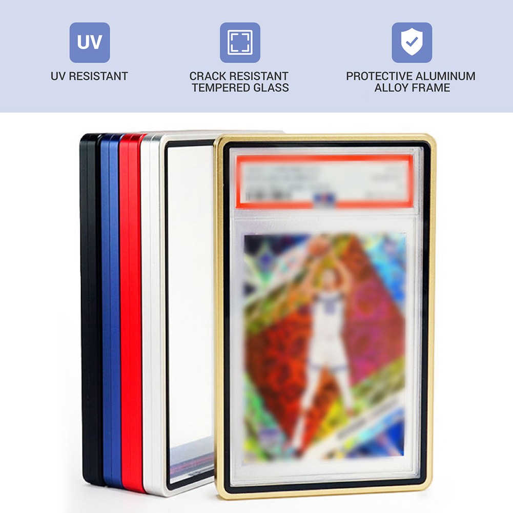 Magnetic Metal Slab Card Case Protector Bumper For PSA CGC CSG AGS Graded Cards